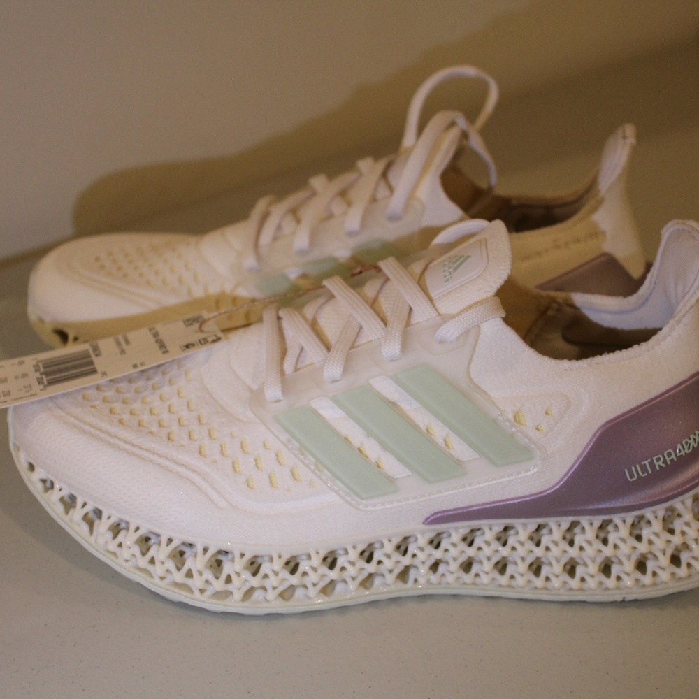 Adidas Ultra 4DFWD Women's Running Shoe White Purple New with Tags Size 6